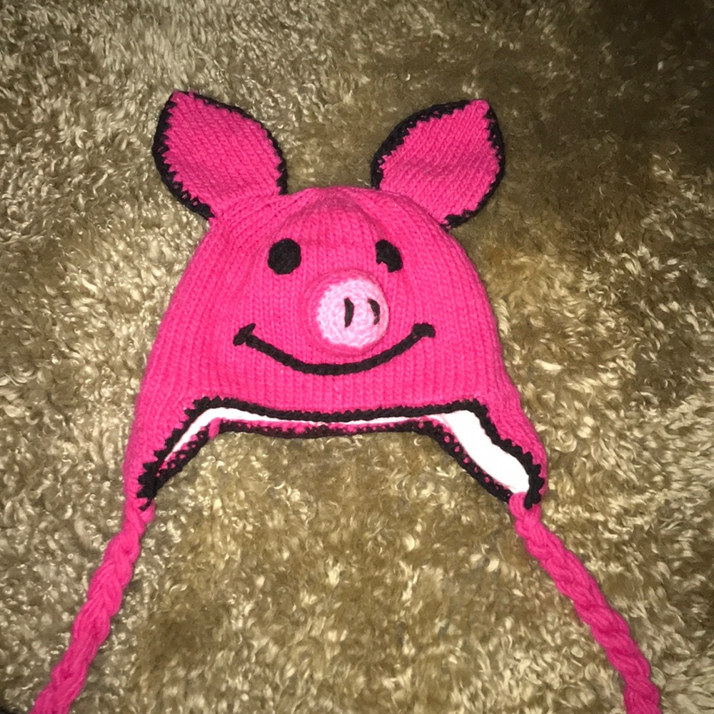 CUTE PINK PIGGY HAT